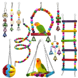 10 Stuks Vogelkooi Speelgoed