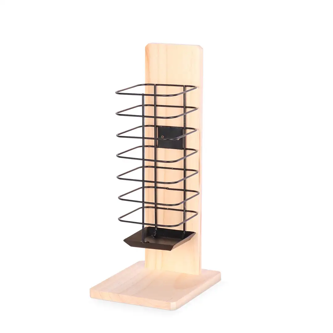 Houten Hooiruif met zwart metaal - Afbeelding 2