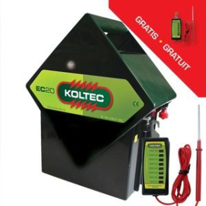 KOLTEC Batterijapparaat EC20, incl. 8 trapstester