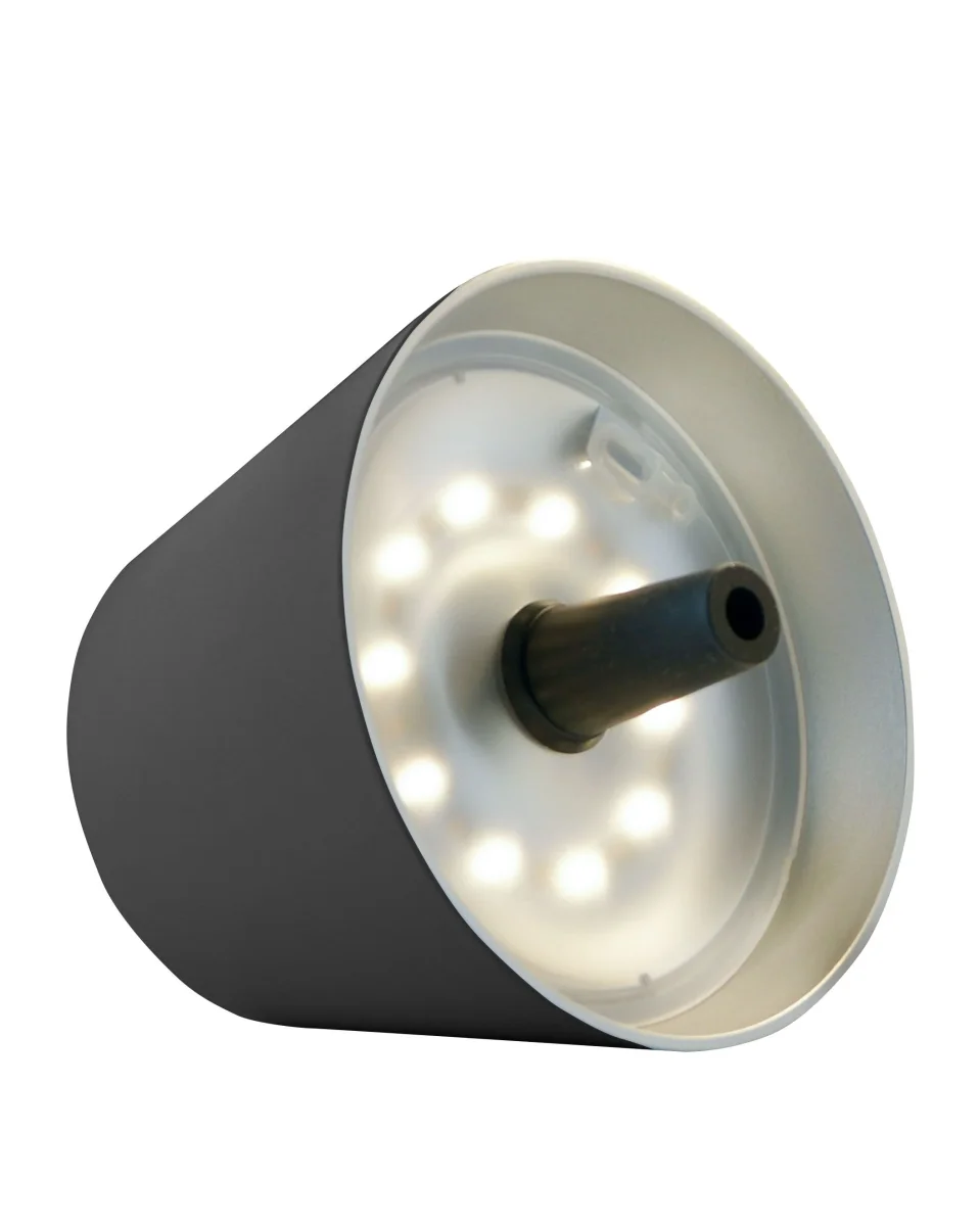 Sompex LED flessenlamp "TOP 2.0" met accu - antraciet - Afbeelding 3